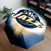 Jazz Basketball Team Umbrella 8-Frame for Travel, Camping, Casual Lightweight Portable Umbrella, Essential for Every Family Holidays Gift