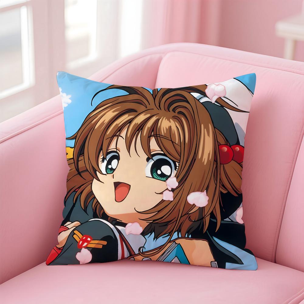 

Cardcaptor Sakura Cushion Cover Comfortable Reversible Pillow Cover Ideal for Car Sofa Bedroom & Beyond 12x12Inch