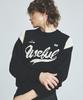 KNITTED Varsity Embroidered Logo Knit Black