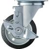 Hammer, Special Steel Plate, Swivel, SP, Rubber B Wheel, 125mm, 413YS-RBB125
