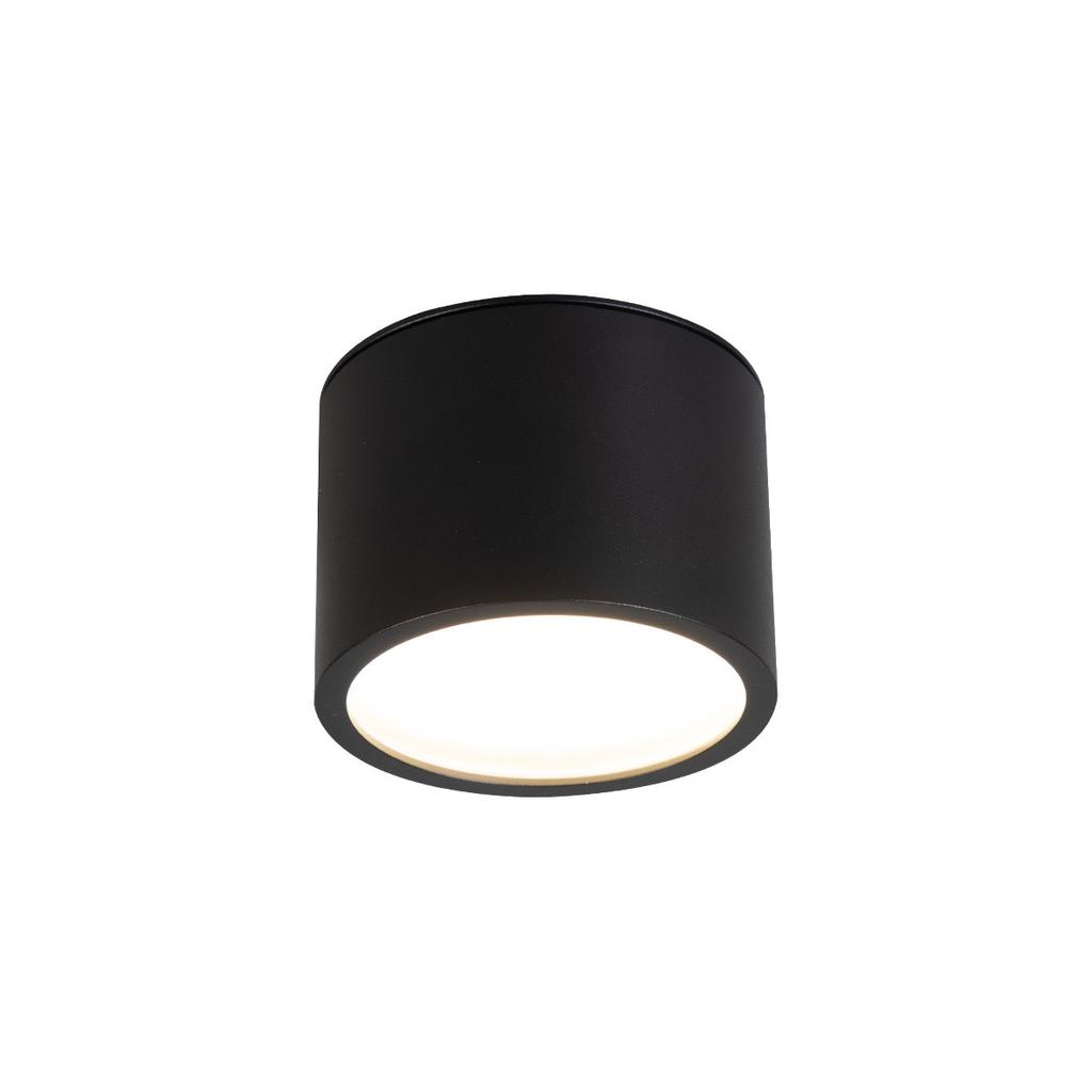 Spot Sufitowy Nowoczesny Czarny 6 Cm Okrągły Ø8.2Cm Ip65 1Xgx53 7W Kendal Light Prestige