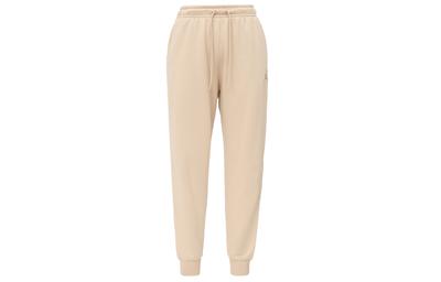 Vintage Solid Color Elastic Cuff Fleece Lined Lace Up Knitted Sweatpants Men's Brown FN6357-244