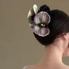 Butterfly Orchid Orchid Hair Clip Ponytail Clip Large Shark Clip Cute Flower Hair Claw  Daily