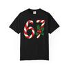 Candy Cane 67 Number T-shirt | Holly Christmas Holiday Design