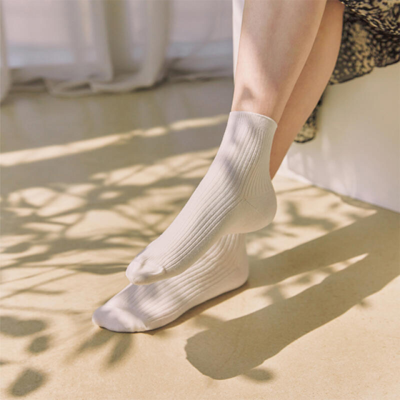 Women s Socks Basic Lip Short 5-Pair Set (5 Colors) 220-250mm