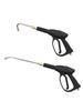 25°/90°/U High Pressure Washer Extension Wand With CurvedHead Rod Cleaning Tool With 1/4 Quick Connector Lance Spear for car