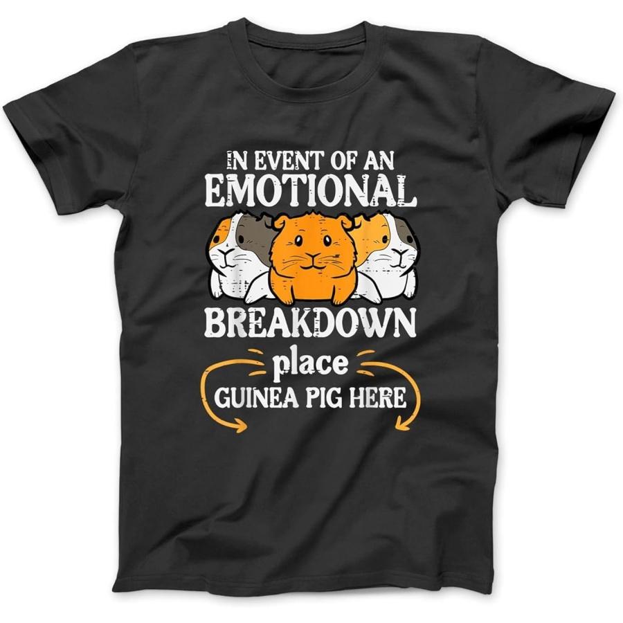 

Emotional Breakdown Place Guinea Pig Cavy Pet Women Men Kids T-Shirt WTE Men s Women s Unisex Longsleeve Tank Top Hoodie Black XXXXXL