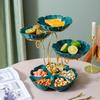 Ceramic Multi-tier Fruit and Snack Serving Plate