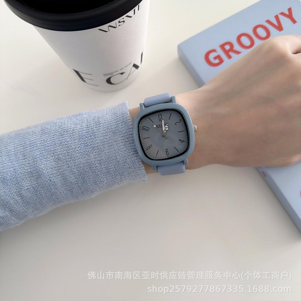 Korean Watch Male And Female Students Examination College Style High Value Simple Silicone Women'S Watch Source