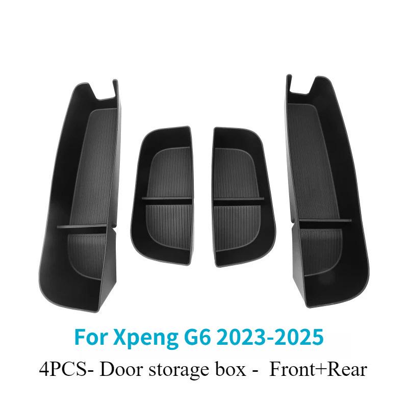 For Xpeng G6 2024 2025 Under Seat Storage Box Car Accessories Drawer Type Organizer Storage Front Seat Lower Box Case Parts