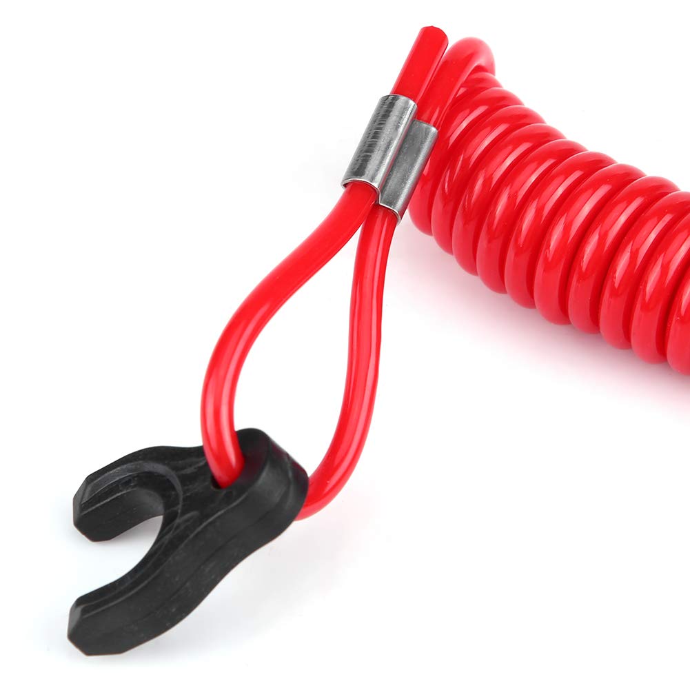 Tohatsu Outboard Ignition Kill Stop Switch Safety Tether, Waterproof, Lightweight