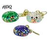 Portachiavi Ciondolo Portafoglio 1/2/3/5 Pezzi Cartone Animato Raviolo con Cestello per Vapore Halloween Panino al Vapore Zaino Accessorio Portachiavi Campanello Borsa Borsa Mini