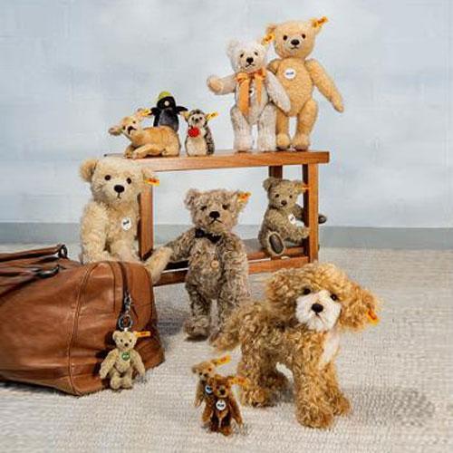 [USED] Steiff #026638 Teddy Bear Hans, Mohair, 34cm