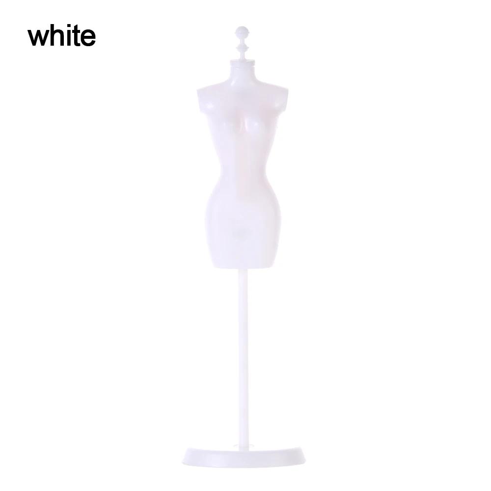 Dollhouse Plastic Doll Clothes Holder Doll Display Holder Model Hanger Mannequin Model Stand Toys Dress For 1/6 Dolls Accessorie