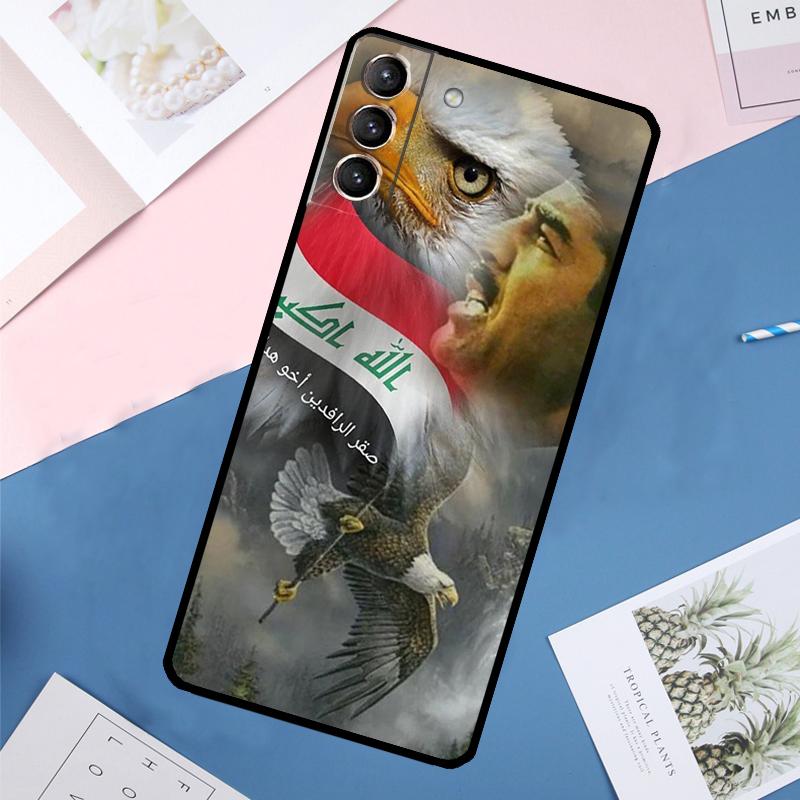 Etui Fashion Saddam Hussein Irak Hülle für Samsung Galaxy S24 S23 S22 Ultra S20 S21 FE S8 S9 S10 Plus Note 10 20 Ultra