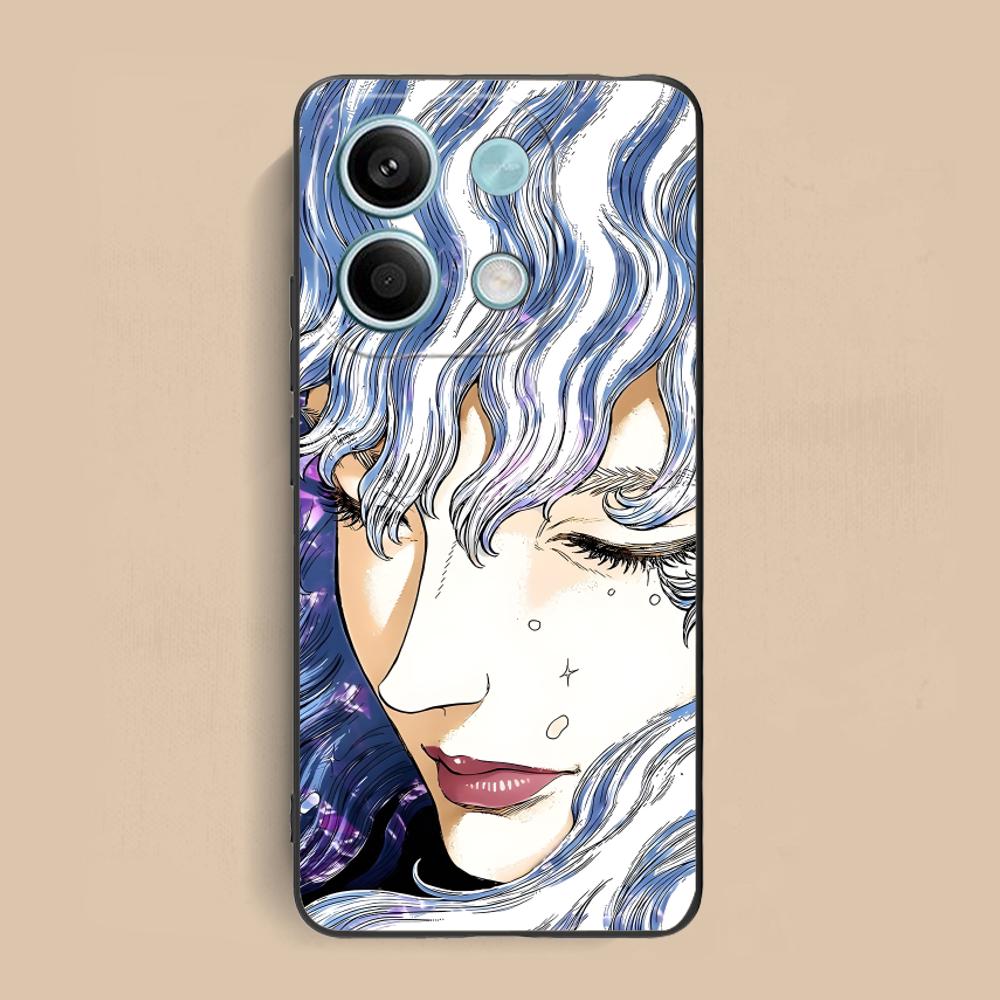 Anime Griffith Phone Case for Xiaomi Redmi Note 14 13 12 11 S Pro Plus 4G 5G Soft TPU Shockproof Cover