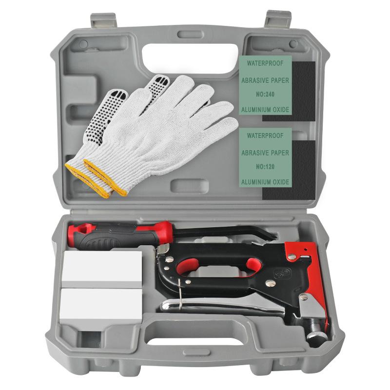 

3-in-1 Heavy-Duty Nailer Set Straight Nail Gun & Woodworking Manual Stapler