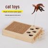Large Wooden Cat Tree with Bed and Scratcher - Pet Supplies Cat Climbing Frame