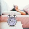 Alarm Clock Vintage Retro Silent Pointer Clocks Playing Bell Loud Alarm Clock with Light