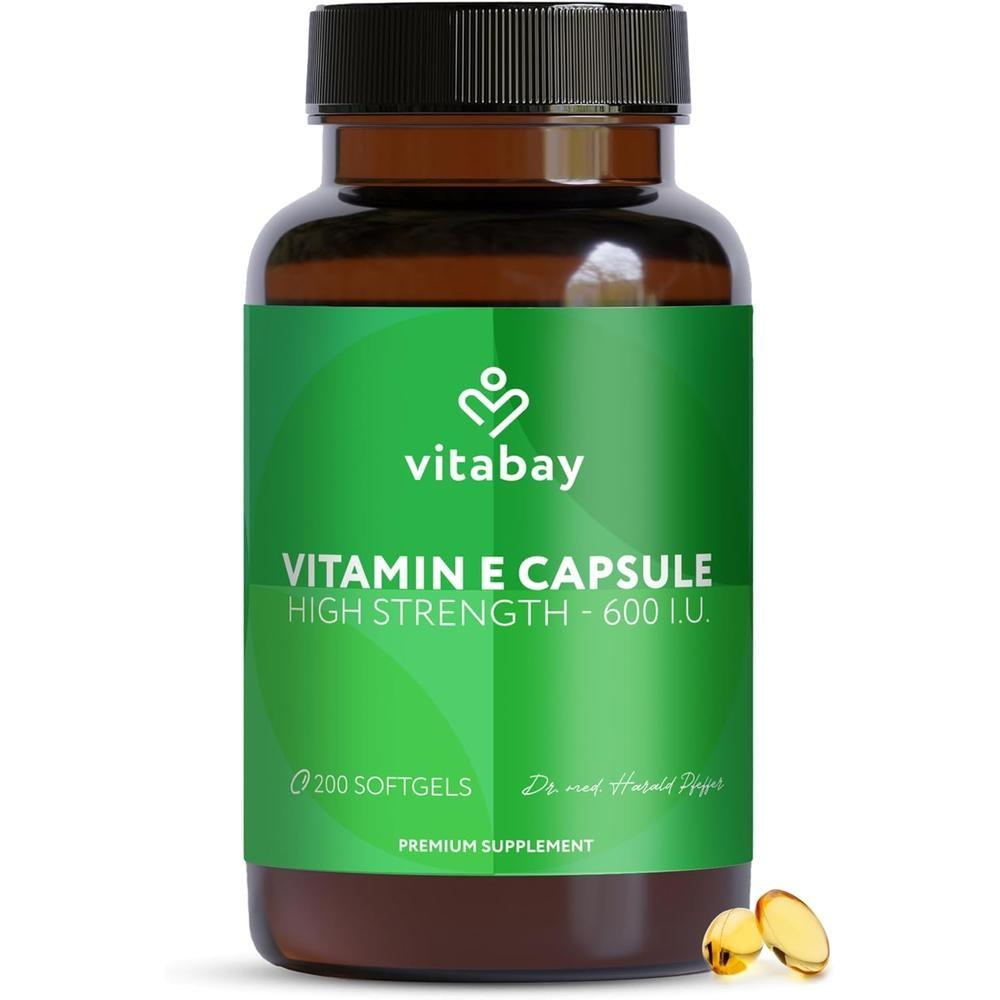 Vitabay Vitamin Vegan Softgels E 600 IU 400 Mg Vitabay Vitamin E 600 IU 400 Mg Vegan Softgels