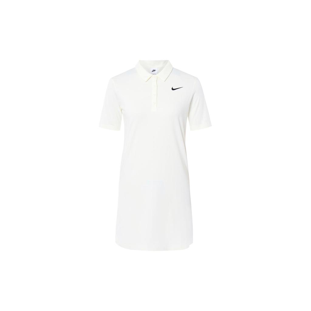 Nike Sportswear Short Sleeved Dress Women's Sail White (Unisex) Short-Sleeved Dresses FN3708 133