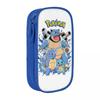 Pokemoned Team Pencil Cases Pen Holder Bag Girl Boy Big Capacity Students School Gifts Pencilcases