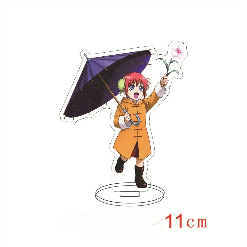 Anime Gin Tama Hijikata Toshirou Okita Sougo Takasugi Game GINTAMA Acrylic Stand Doll Figure Model Plate Cosplay Toy for Gift