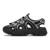 Fila Fluid 5 Sandals Cat Paw Casual Retro Beach Sandals Women Sandals Black Gray F12W522401FBA