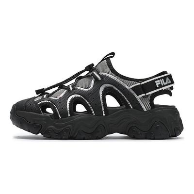 Sandalias Fluid 5 Pata de Gato Casual Retro Sandalias de Playa Sandalias para Mujer Negro Gris F12W522401FBA
