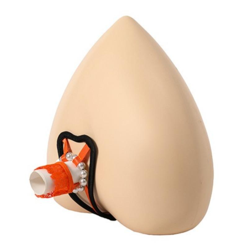 Sissy Dessous Herren Ausgeschnitten C-String Unsichtbare Slips Offene Penis Tasche Bikini Tanga Slips Perlen O-Ring Enhancer Unterwäsche