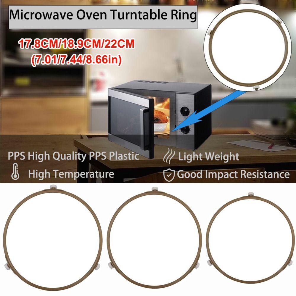 17.8CM/18.9CM/22CM Mikrowellenherd Rollenhalter Universal Drehbarer Ring Unterstützung