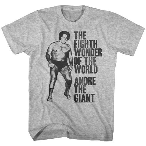 Andre The Giant Huge Classic Gray Heather Adult TShirt Unisex T-Shirt XXXXL
