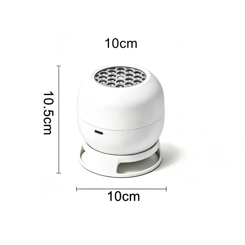 Christmas Projector Light Rotating Led Projection Lamp Santa Claus Snowflake Elk Xmas Decor Night Light Rechargeable