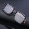 Thick Frame Sunglasses Men'S Square Sunglasses Men'S Retro Anti-Blue Sunglasses Men'S
