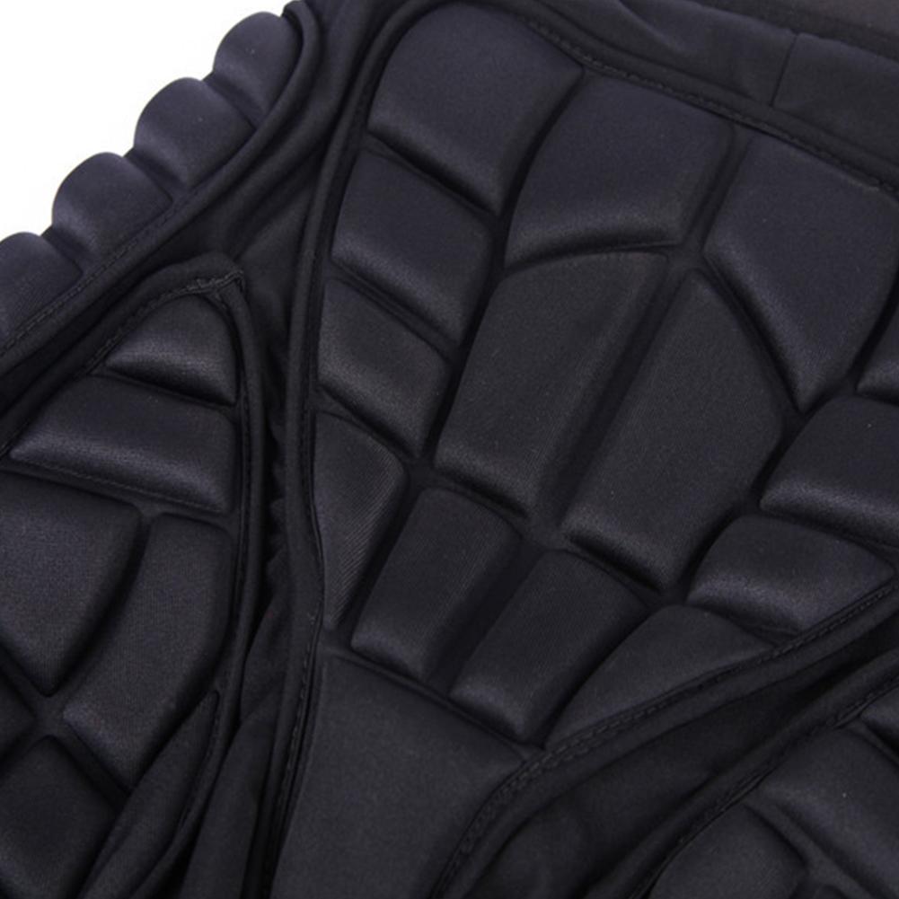Unisex 3D Hip Protective Padded Shorts Anti-fall 0.6in Thick Hip Pads Protectors Shorts Breathable for Ski Ice Skating Snowboard
