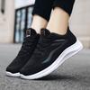 New Style Flat-soled Comfortable Fashionable Casual Walking Shoes Breathable Mesh Lace-up Lightweight Sneakers Women