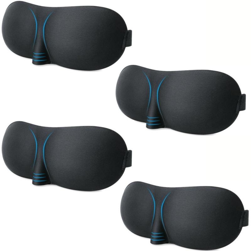 3D Contoured Sleep Mask Unisex Light Blocking Soft Eye Patch Breathable Skin-Friendly Sleeping Eye Mask For Nap Travel Yoga