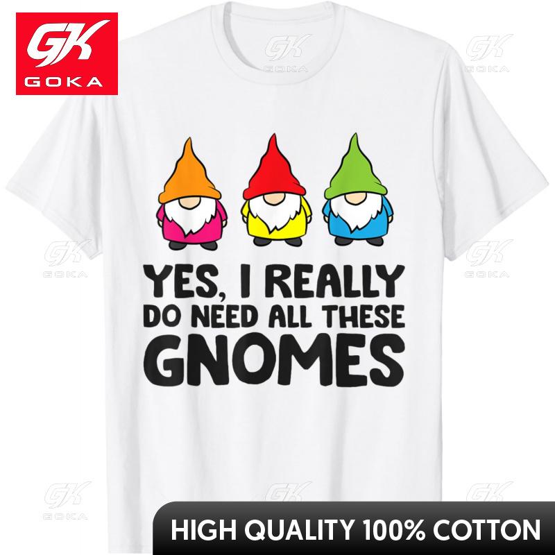 

Garden Gnome I Really Need All These Christmas Ladies Tshirts Cute Funny Vintage Graphic T Shirts S