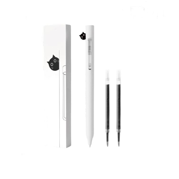 

Pack of 0.5mm Ink Roller Ball Pen Fine Point Pen For Exams Office School Writing Smooth Quick Drying Clicks Gel Pen Set белый