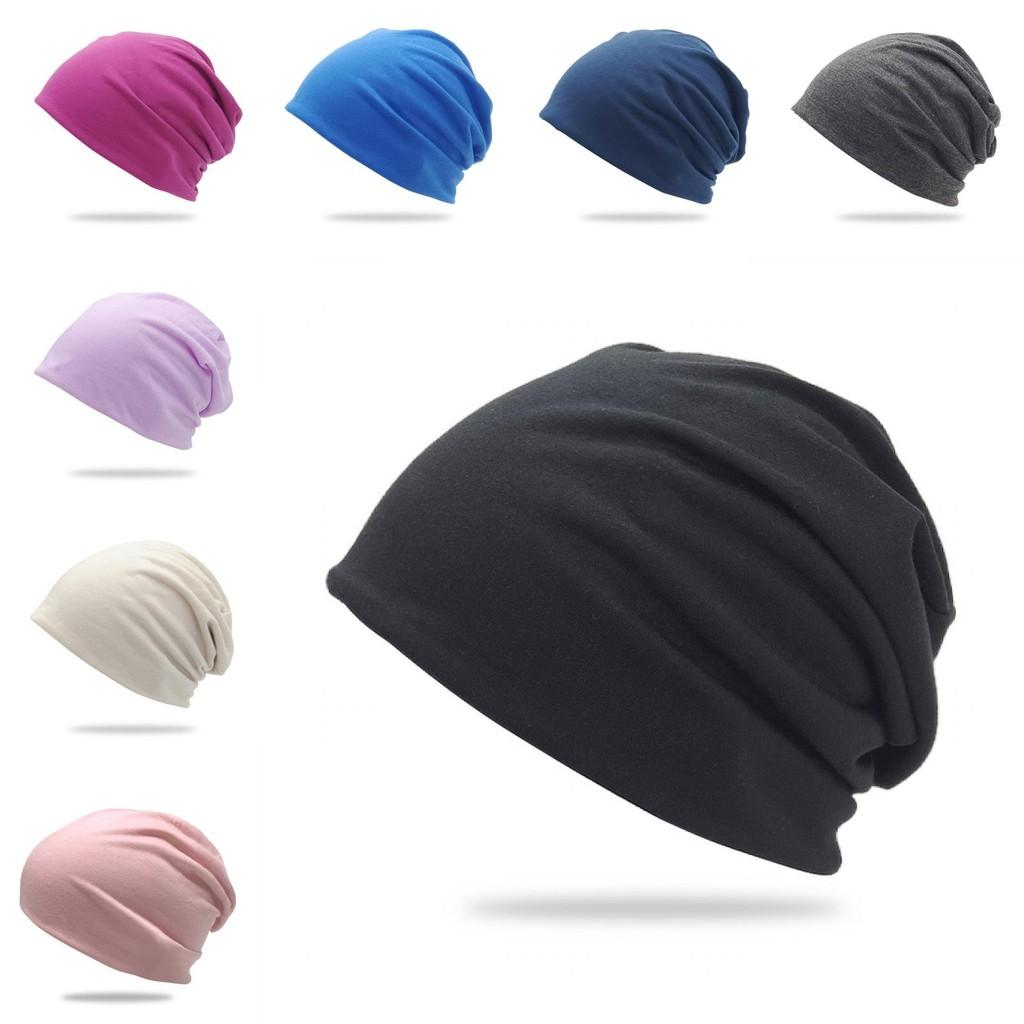 Solid Trendy Color Oversized Knitted Hat Unisex Fashion Breathable Warm Features