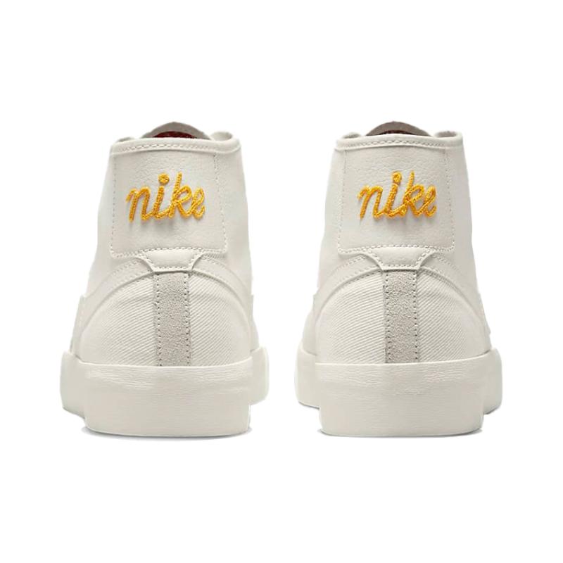 Nike Sb Blazer Court Mid Premium Sail Skateboard Shoes DH7479-100