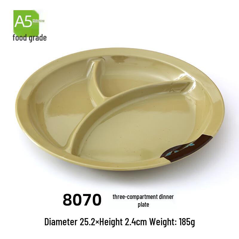 Меламиновая тарелка с 3 отделениями, пищевая