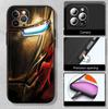 II9 Iron Man Handyhülle für iPhone 6 6s 7 8 11 12 13 14 15 XS Pro Max XR X SE Samsung S20 S21 S22 S23 S24 FE Ultra Plus Lite S21S A55