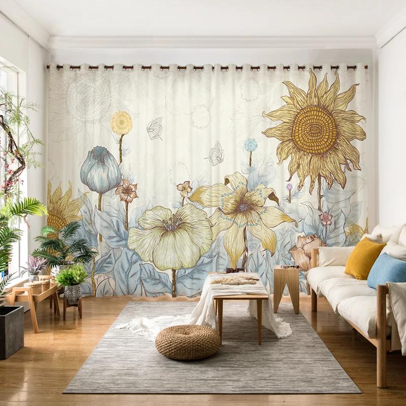 

Город Ван Гог Урожай Картина маслом Занавес Личность Современный Простой Фон Художественная Студия Искусство Окно Экран Высокая Тени Новый W55 X H120cm X 2&Grommet Top