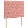 Tête de lit - Maison Exclusive - Velours doux - 100 x 7 x 118/128 cm - Hauteur réglable