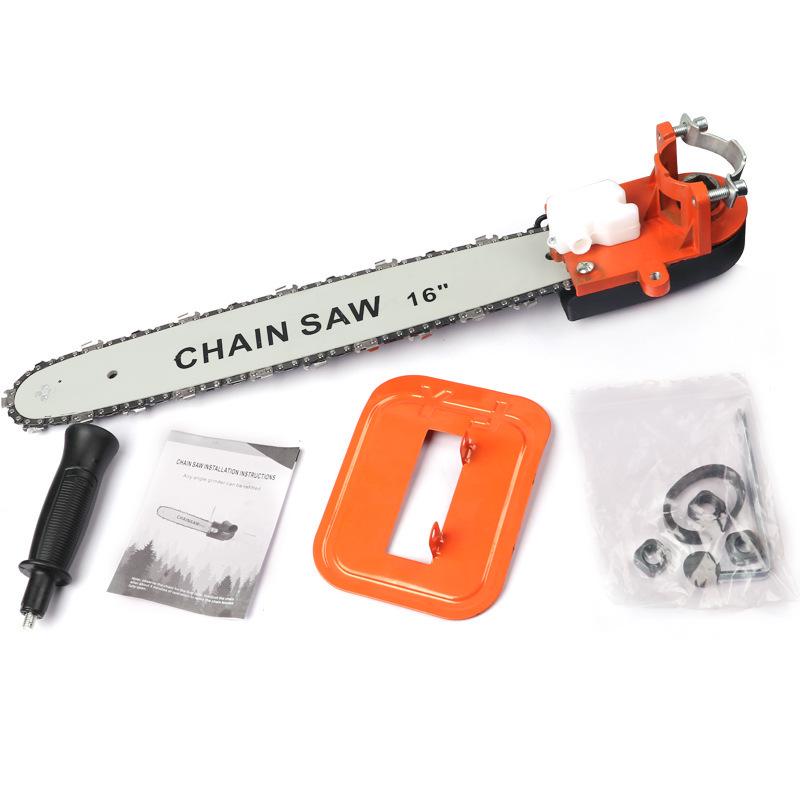 Compact Multi-Functional Electric Chainsaw and Angle Grinder for Woodworking