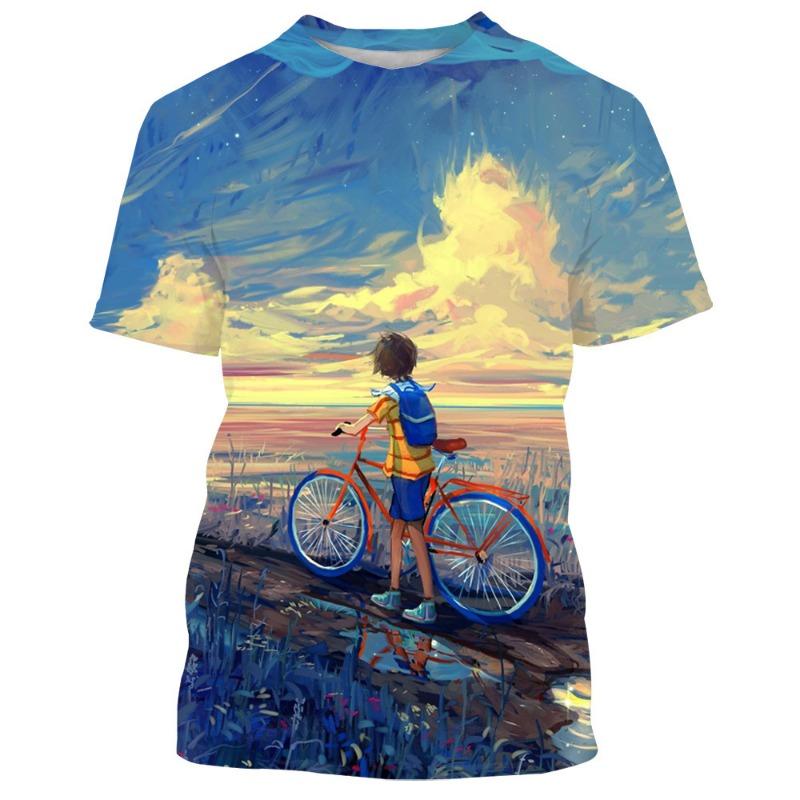 

Van Gogh Oil Painting 3D Print T-shirt Men Women New Short Sleeve T Shirts Oversized Harajuku Streetwear S