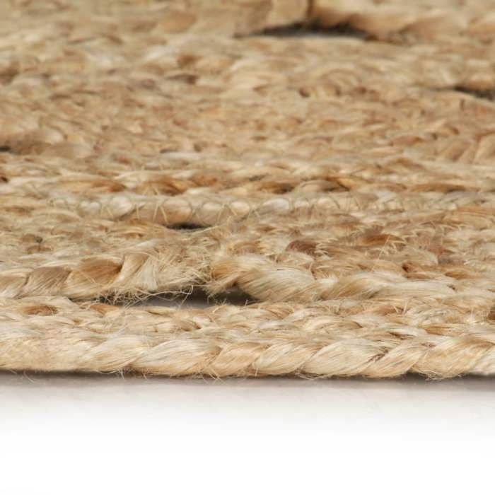 Tapis - vidaXL - Jute tressée - 150 cm - Beige - Rond - Intérieur