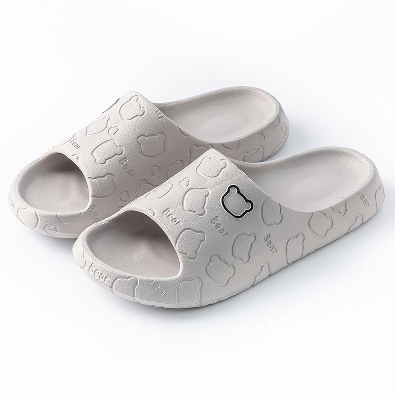 

Крутые тапочки женские летние домашние для ванной нескользящие и не вызывающие запаха ног домашние комнатные для ванны мужские 44-45 серый