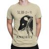 Anxiety Opossum Live Weird T-Shirts for Men Funny Vintage Cotton Tee Shirt Crew Neck Short Sleeve T Shirts Graphic Clothing